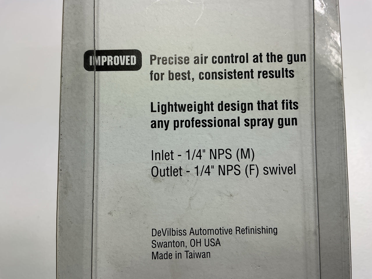 Devilbiss 180005 HAV-500 Air Adjusting Valve Air Regulator 1/4 NPS F X 1/4 NPT M