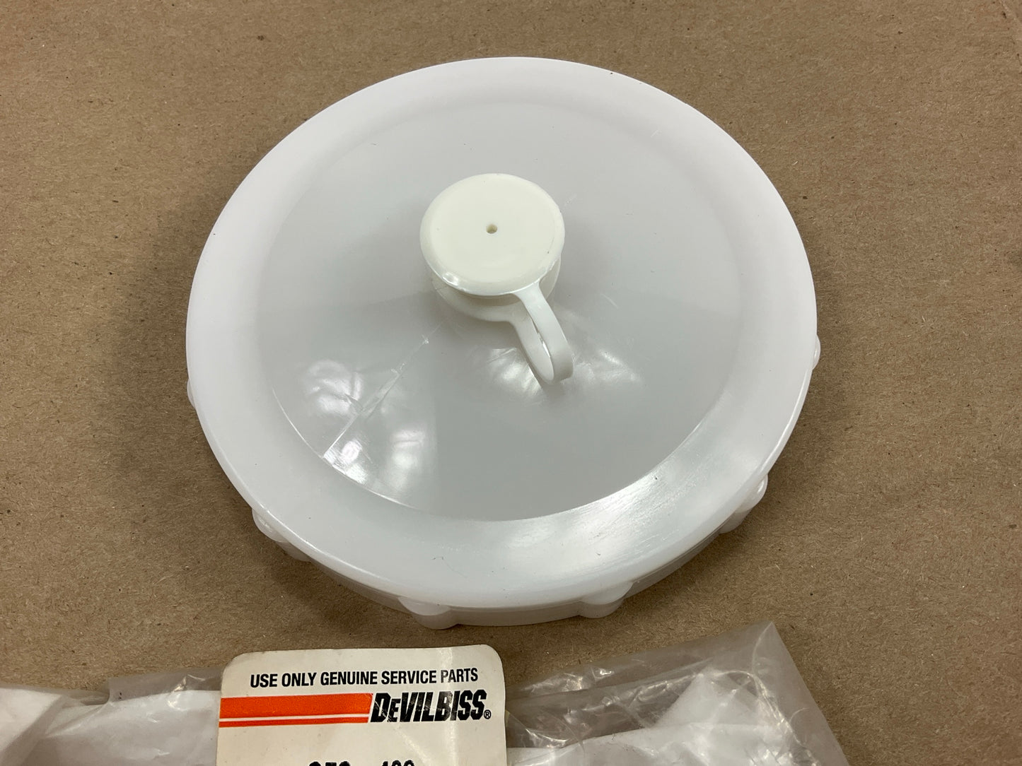 Devilbiss 190225 / GFC-402 Gravity Spray Gun Cup Lid For GFC-501 Gravity Cup