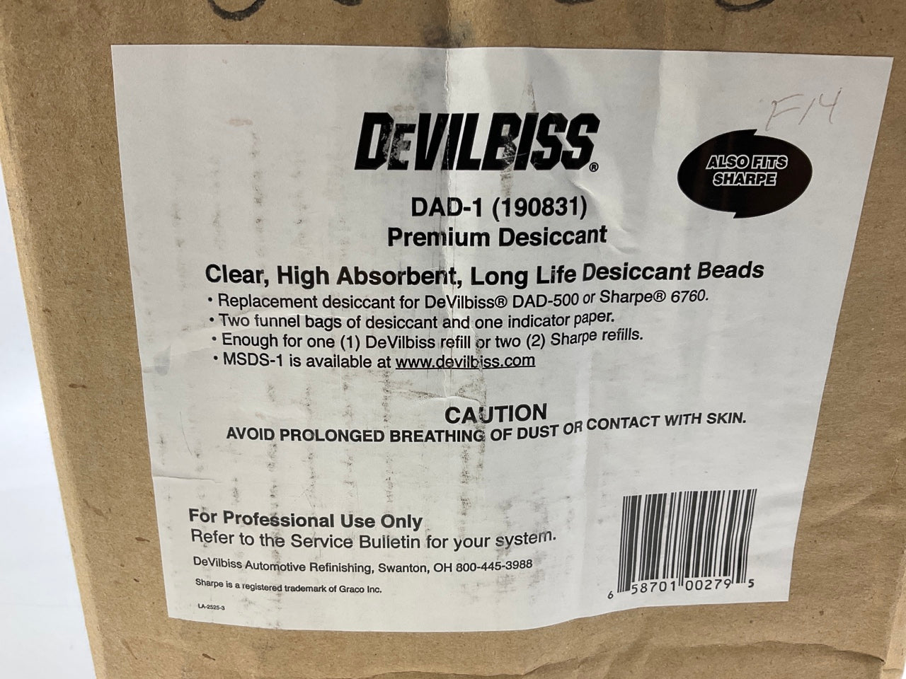Devilbiss DAD1 190831 Replacement Desiccant Filter Media (Two 5 Lbs. Bags)