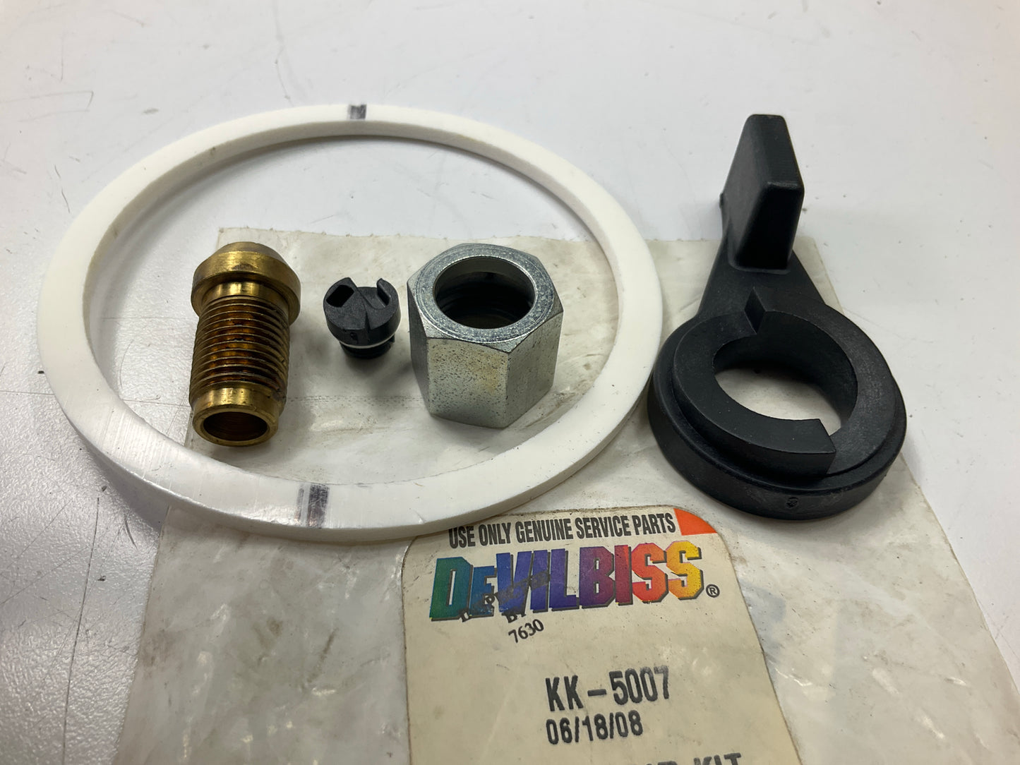 DeVilbiss 190925 KK5007 Spray Gun One Quart Paint Cup Repair Kit For TGC-545