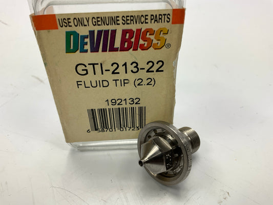DeVilbiss 192132 / GTI-213-22  2.2mm Fluid Tip For GTi Spray Guns