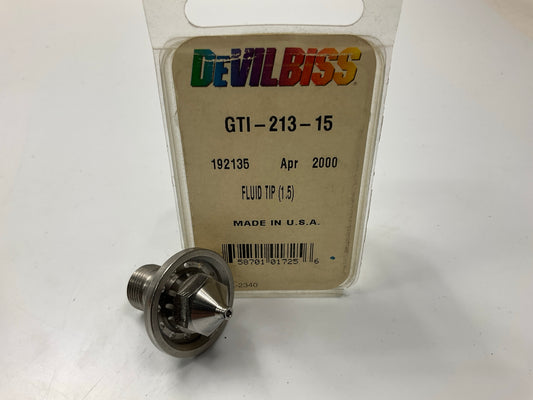 DeVilbiss 192135 GTI-213-15  1.5mm Fluid Tip