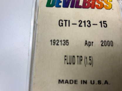 DeVilbiss 192135 GTI-213-15  1.5mm Fluid Tip