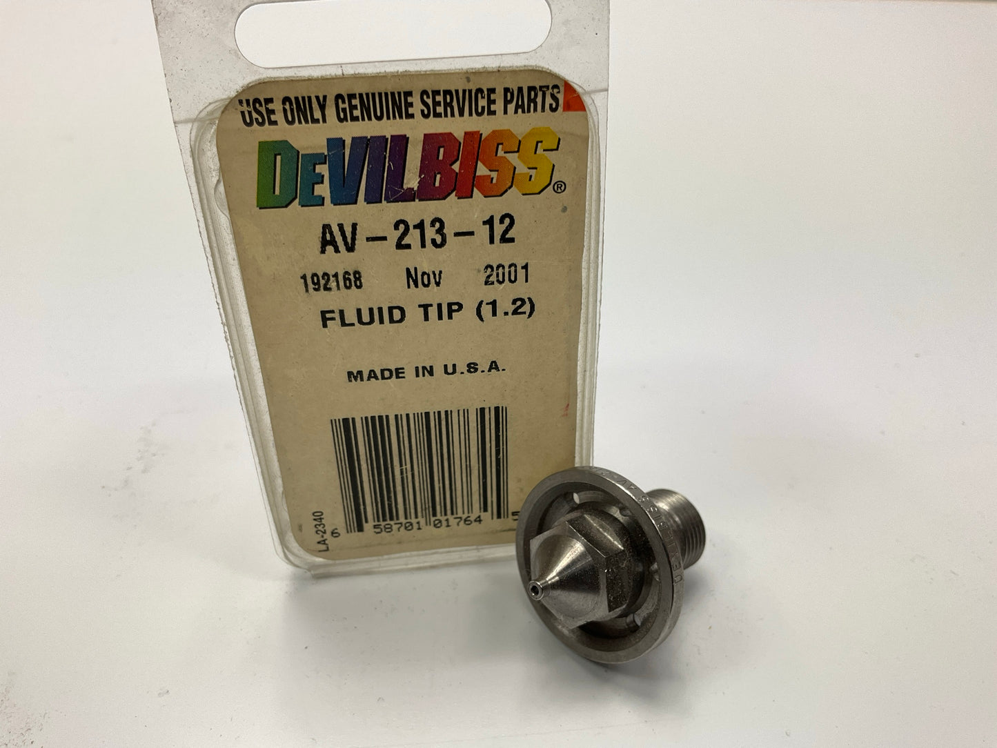 Devilbiss 192168 AV-213-12  1.2mm Fluid Tip For F/Plus Gun