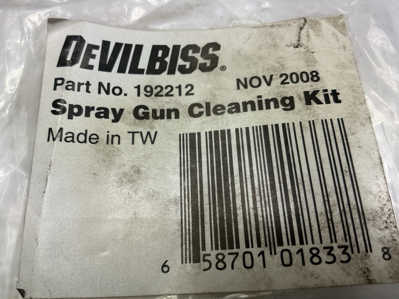 Genuine DeVilbiss 192212 Paint Spray Gun Cleaning Kit