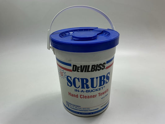 DEVILBISS 192218 Scrubs In-A-Bucket Hand Cleaner 72-ct Towels