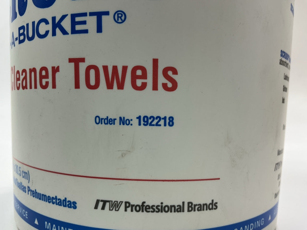 DEVILBISS 192218 Scrubs In-A-Bucket Hand Cleaner 72-ct Towels