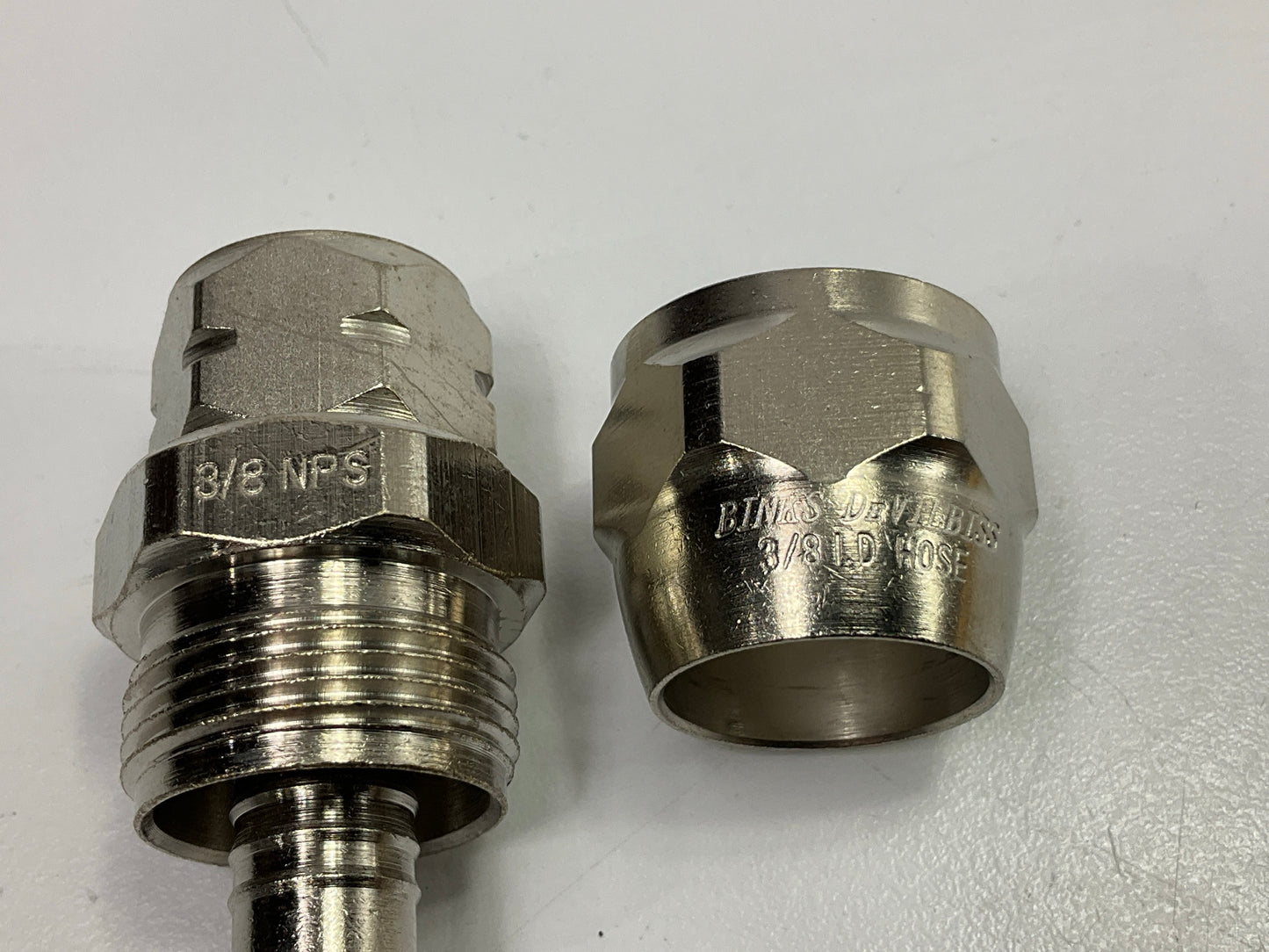 DEVILBISS P-HC-4548 240035 Reusable Hose Connection Connector (3/8'' NPS Female)