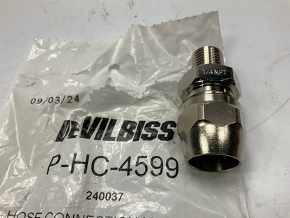 Devilbiss 240037 Reusable Hose Fitting - 1/4'' Male NPS For H-1921 Air Hose