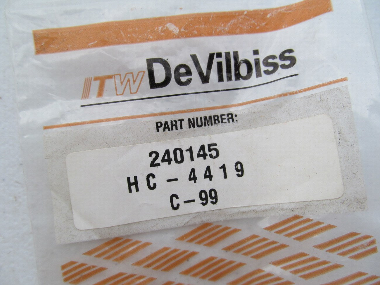 DeVilbiss 240145 Quick Disconnect Air Bayonet  High Flow Stem Coupler HC-4419