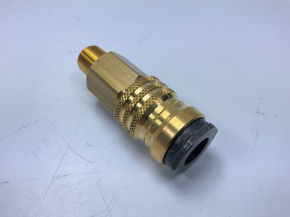 DeVilbiss 240147 Quick Disconnect High Flow Steel Coupler 1/4'' MNPT (NPT Male)