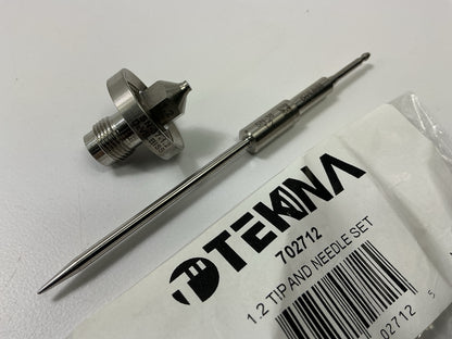 DeVilbiss 702712 Tekna 1.2 Fluid Tip Needle Set For QuickClean Or Copper HE Guns