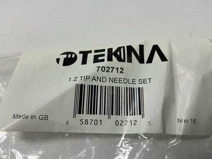 DeVilbiss 702712 Tekna 1.2 Fluid Tip Needle Set For QuickClean Or Copper HE Guns