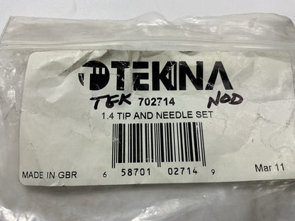 DevilBiss TEKNA 702714 Fluid Tip And Needle Set, 1.4 Mm, Copper HE Spray Gun