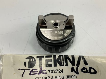 DeVilbiss 702724 909 Replacement Air Cap For Tekna QuickClean Gravity Spray Gun