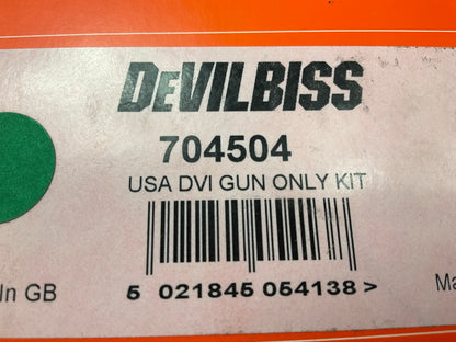 Devilbiss DV1 704504 Basecoat Spray Gun 1.2 1.3 1.4 Tips Black Limited Edition