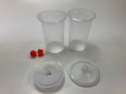 DeVilbiss DeKups 802102 Disposable Cup & Lid 9 Oz For Compact Spray Gun (32 Ct)