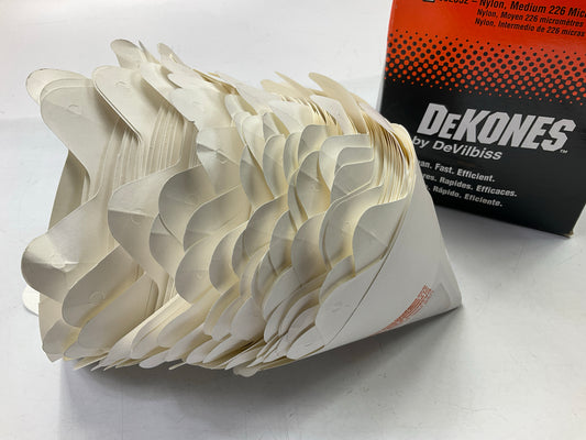 DeVilbiss DeKones 802351 Fine Premium Paint Strainer 190 Um Micron Nylon 100 Ct
