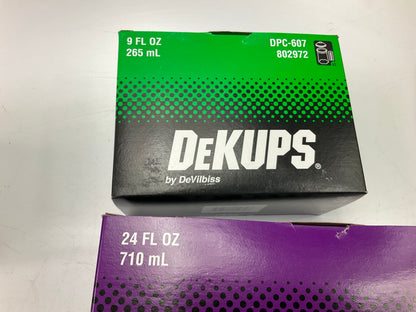DeVilbiss 802371 DeKups Reusable Disposable Paint Cups, Filters & Lids Start Kit