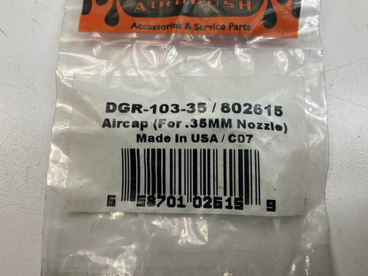 Devilbiss 802615 DGR-103-35 Air Cap For 0.35mm Nozzle DAGR Airbrush