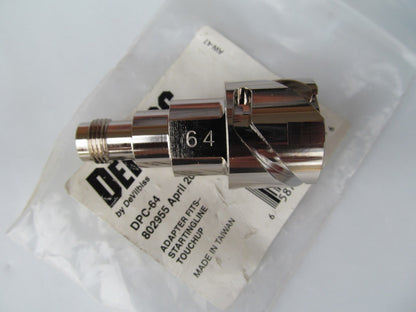 Devilbiss 802955 DeKups DPC-64 Spray Gun Adapter For StartingLine Touch-up Gun