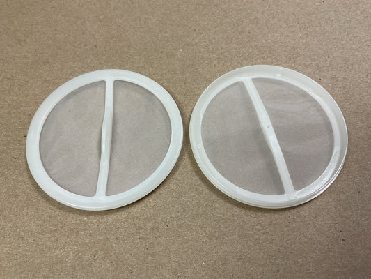 DeVilbiss 802977 Disposable Cup Disk Filters, 9 Ounce, 125 Micron, Pack Of 24