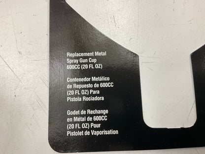 Devilbiss 803610 StartingLine 600cc (20 Oz.) Aluminum Gravity Cup For Spray Guns