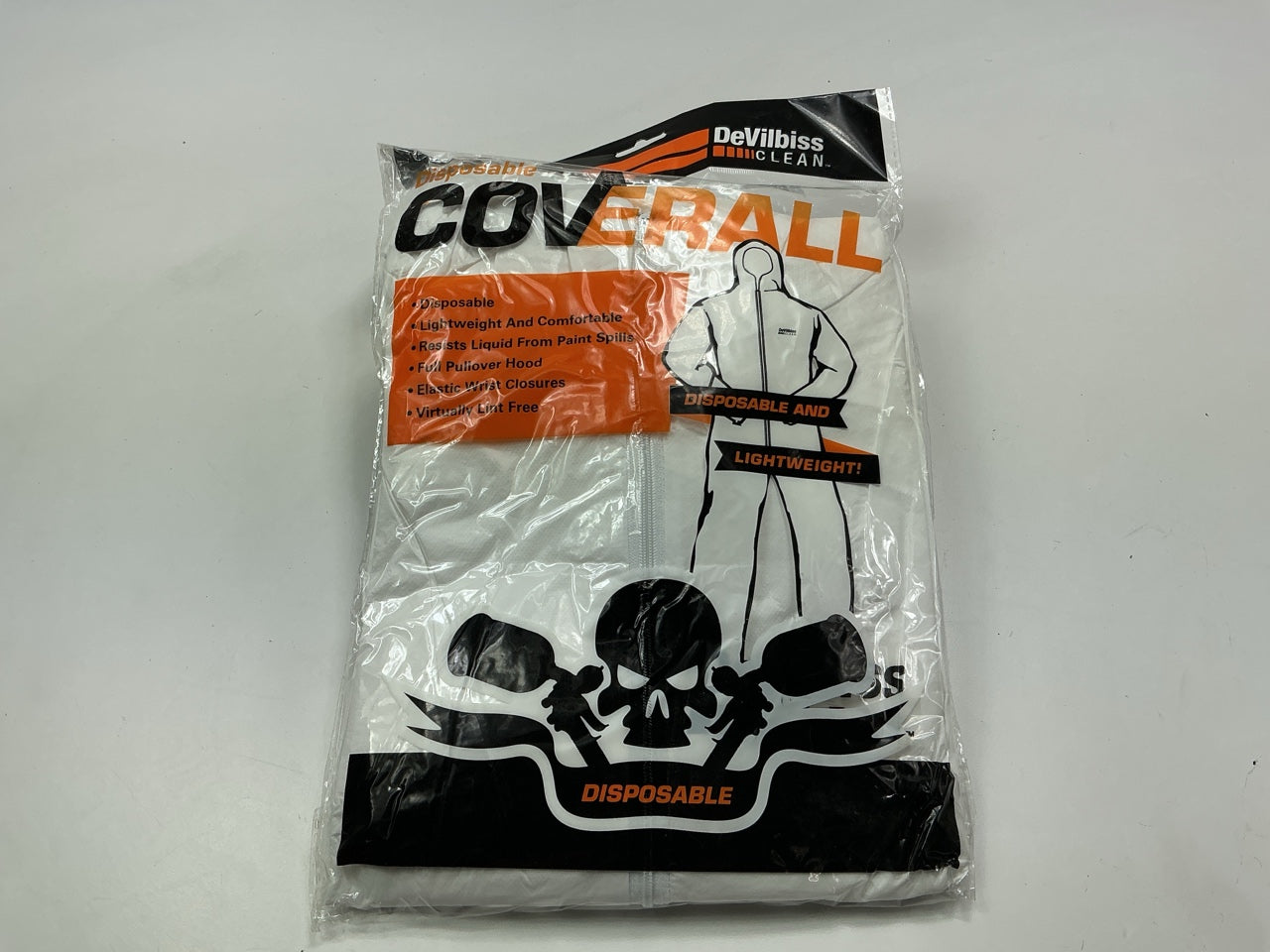Devilbiss 803674 3X- Large Disposable Painting Coverall Paint Protection Suit