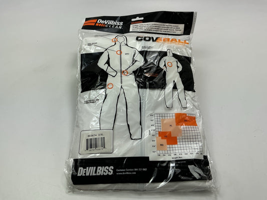 Devilbiss 803674 3X- Large Disposable Painting Coverall Paint Protection Suit