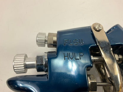 DeVilbiss 803692 FinishLine FLG-4 Pressure Feed Spray Gun W/ Gauge FLG-574-13