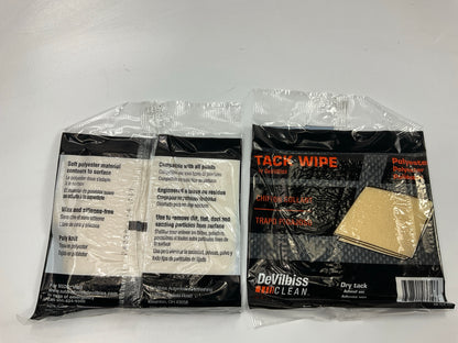 Devilbiss 803817 Automotive Refinishing 17''x11'' Poly Tack Wipes - Box Of 11
