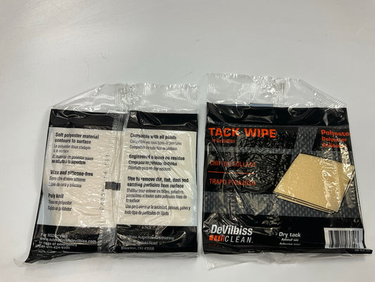 Devilbiss 803817 Automotive Refinishing 17''x11'' Poly Tack Wipes - Box Of 11