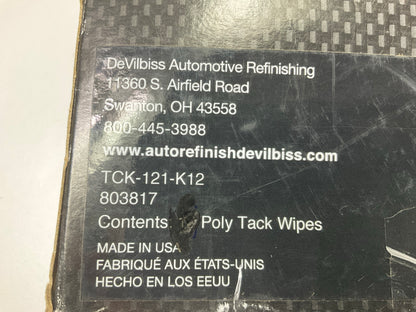 Devilbiss 803817 Automotive Refinishing 17''x11'' Poly Tack Wipes - Box Of 11