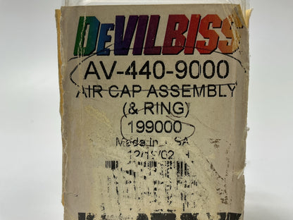 DEVILBISS AV-440-9000 Spray Gun Air Nozzle,For Use With 4TH06 1ZLE3