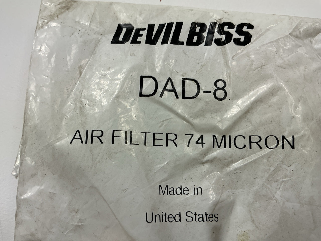 DeVilbiss DAD8 Desiccant Tank Screen, Replacement Air Filter 74 Micron