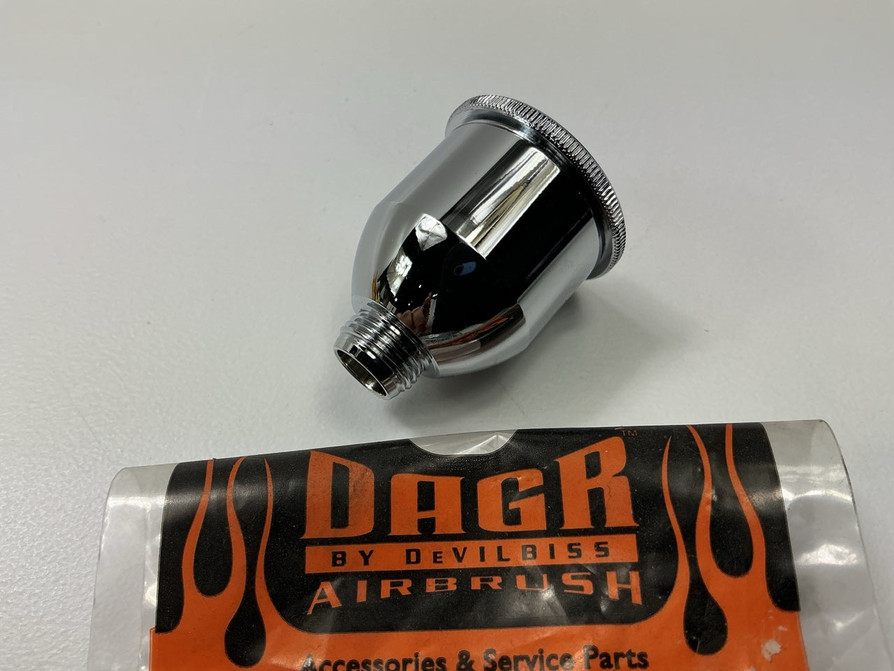 DeVilbiss DGR118 1/3 Oz Gravity Feed Cup And Lid, 9 Cc, For DGR-501G-35 Airbrush