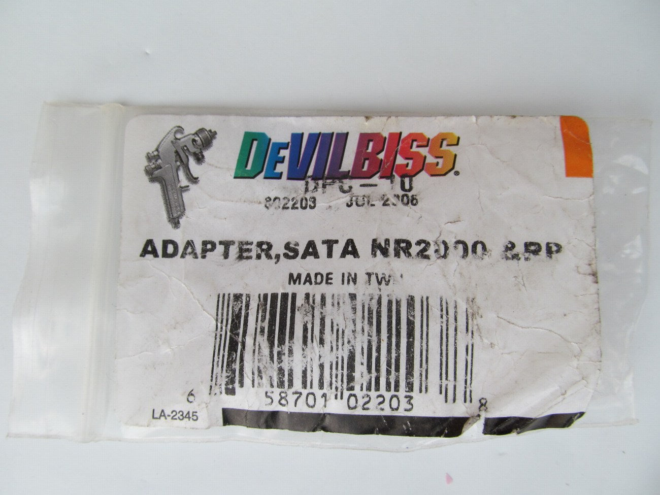 Devilbiss DPC10 DeKups Spray Gun Adapter For SATA NR 2000, RP, KLC, MCB & Jet 90