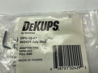Devilbiss 802429 / DPC-12-K1 Spray Gun Adapter For SATA QCC Full Size