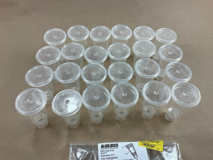 DeVilbiss DPC-503-K24 Disposable Cup & Lid 3 Oz For All DeKups Adapters (24 Ct)