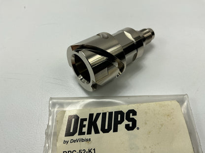Devilbiss 802411 / DPC-52-K1 Paint Gun Adapter For SATA MINI (QCC & Threaded)