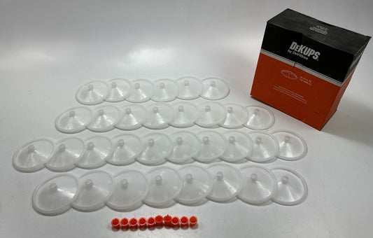 DeVilbiss DPC524 DeKups Disposable Lids 24oz-34oz Gravity Feed Paint Cup 32/pack