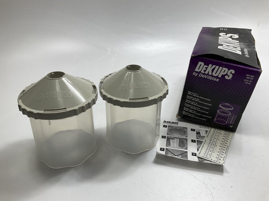 DeVilbiss DPC-606 DeKups 24oz Reusuable Cup Sleeves And Lids 802759 - Set Of 2