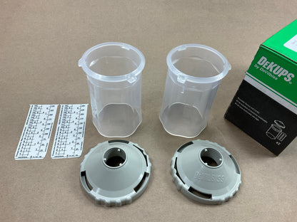 Devilbiss DPC-607 Reusable 9 Oz. Sleeve & Lid Holder KIT Set Of 2