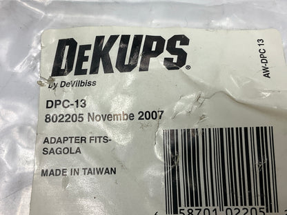 Devilbiss DPC13 Spray Gun Adapter For Sagola Spray Guns