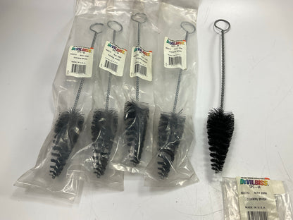 (5) Pack - Devilbiss DPC44 Paint Cup Cleaning Brush, Nylon, Short Handle
