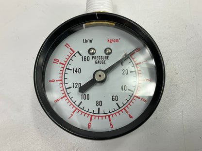 Devilbiss GA375 192314 Inverted Pressure Gauge, 2'' Diam., For Pressure Regulator