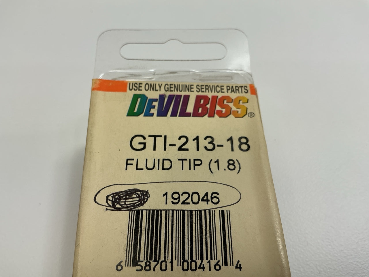 Devilbiss Gti-213-18 Spray Gun 1.8mm Fluid Tip Nozzle GTi Millennium PRi Primer