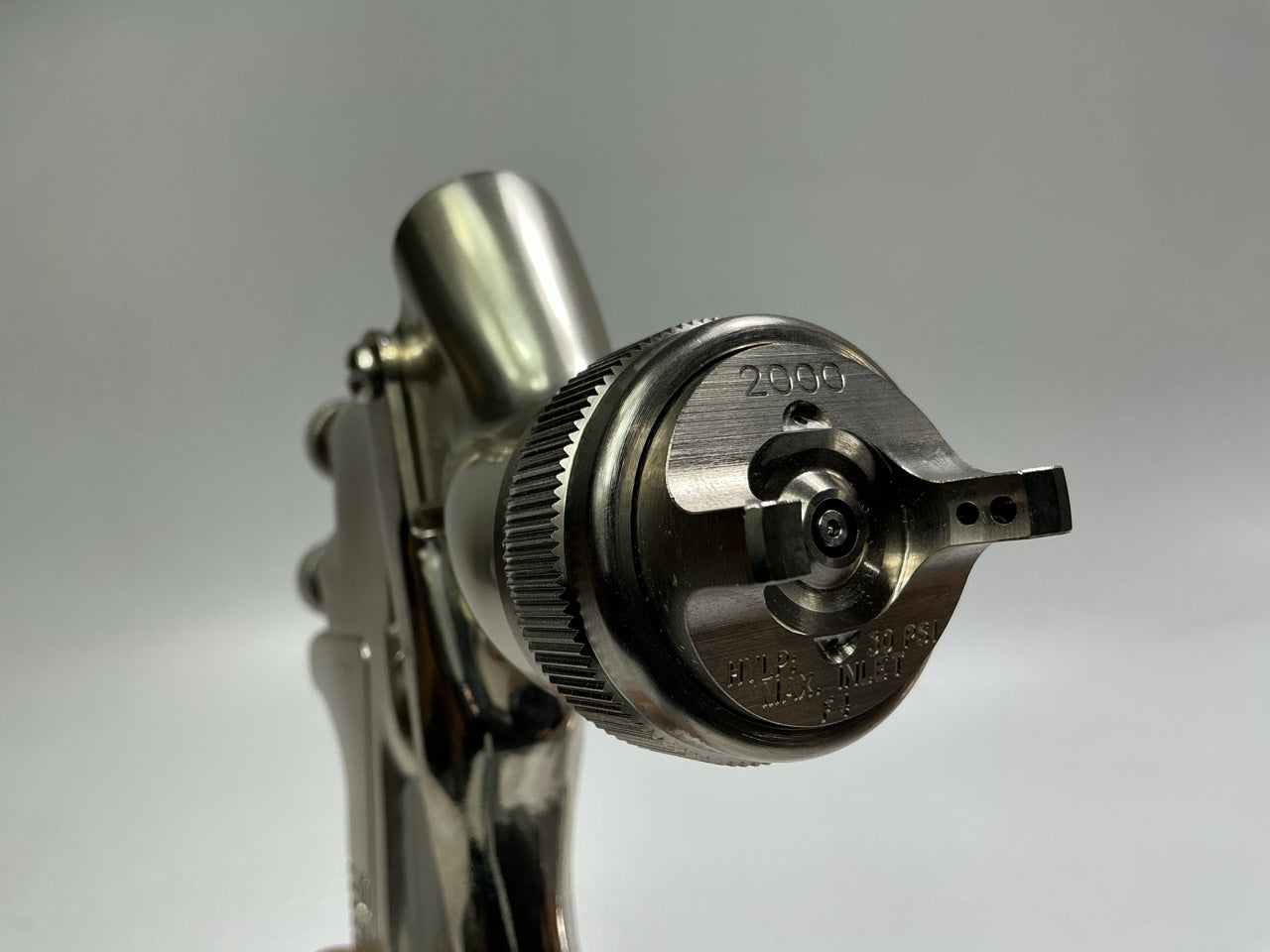 NO VALVE - Devilbiss GTI-620G GTi Millennium HVLP Gravity Feed Paint Spray Gun