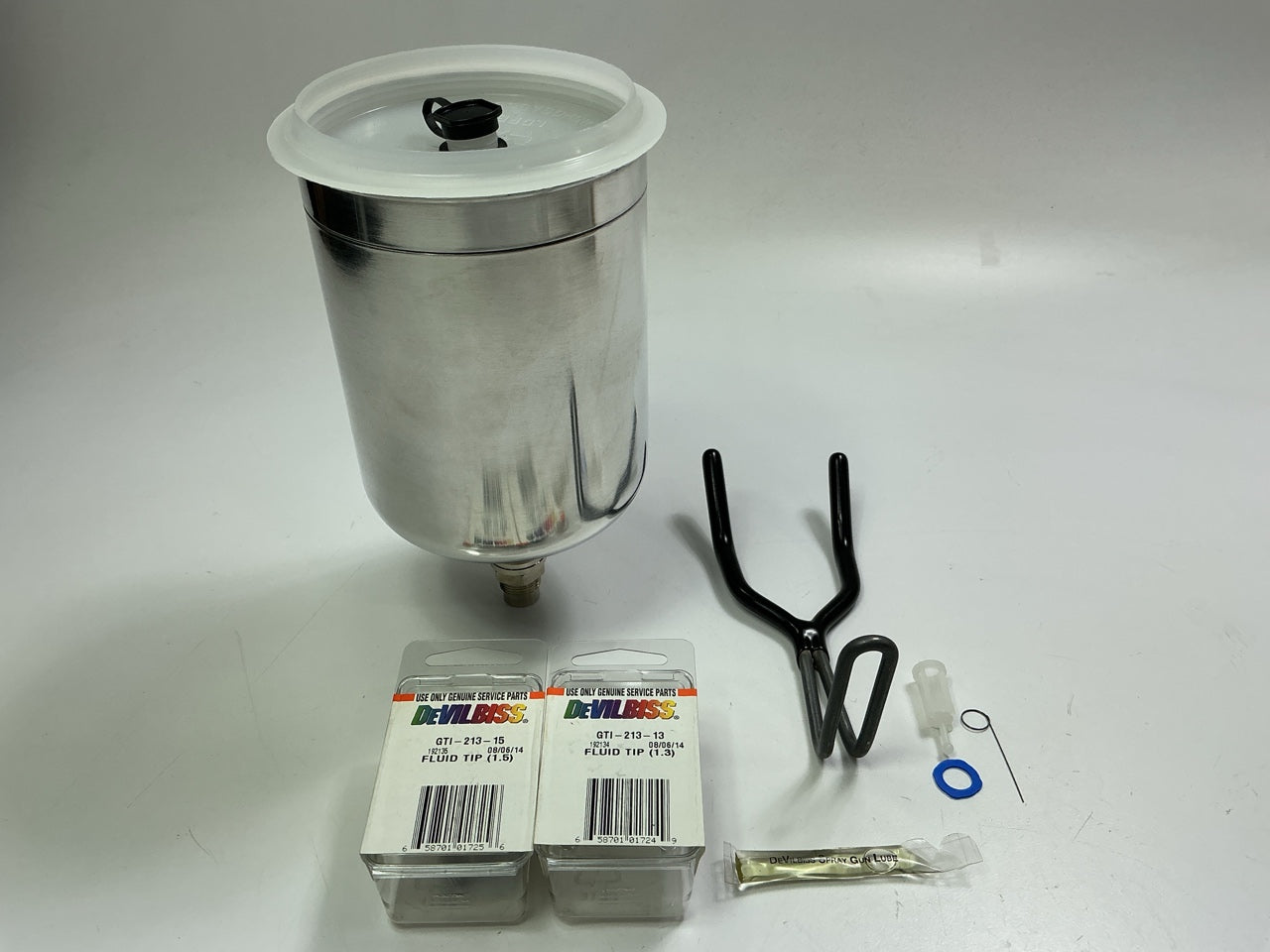 NO VALVE - Devilbiss GTI-620G GTi Millennium HVLP Gravity Feed Paint Spray Gun