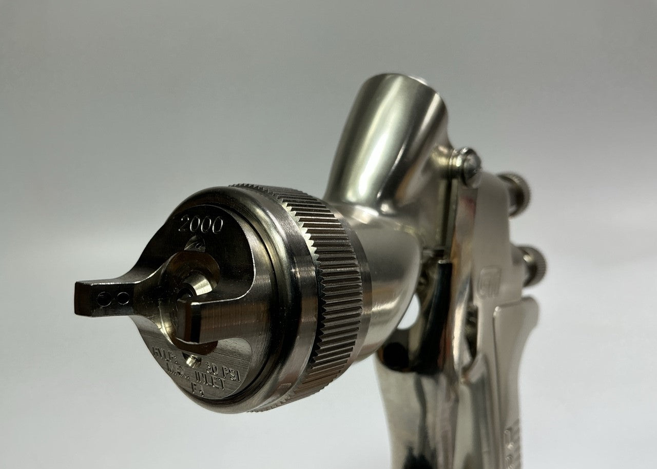 Devilbiss GTI-620G GTi Millennium HVLP Gravity Feed Paint Spray Gun (W/ 3 Tips)
